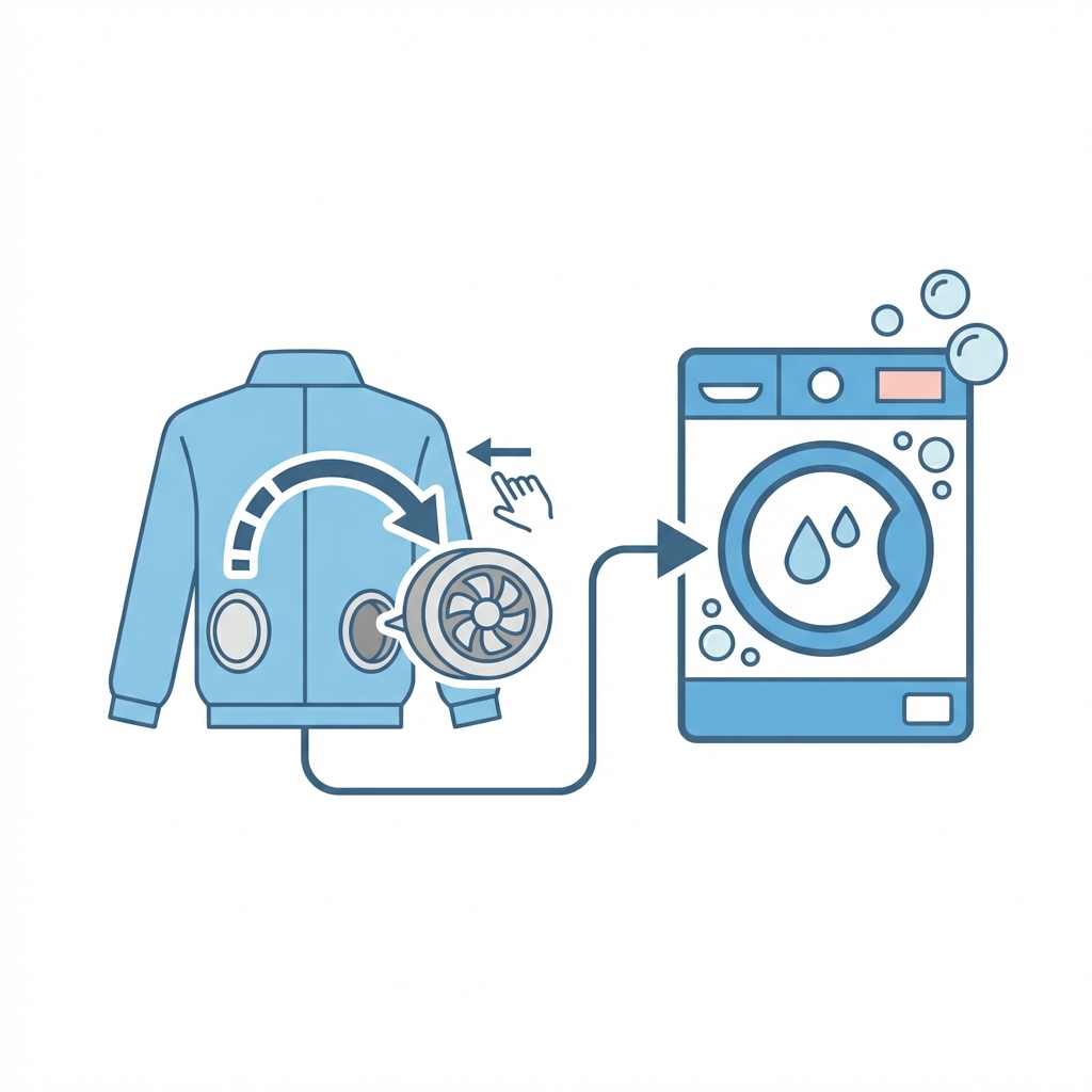 冷却ウェアの洗濯メンテナンス