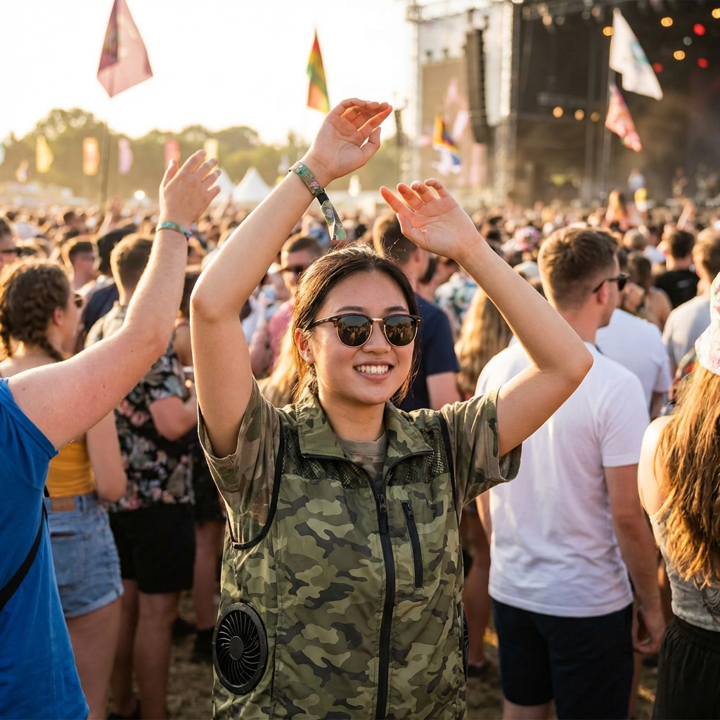 真夏の野外フェス